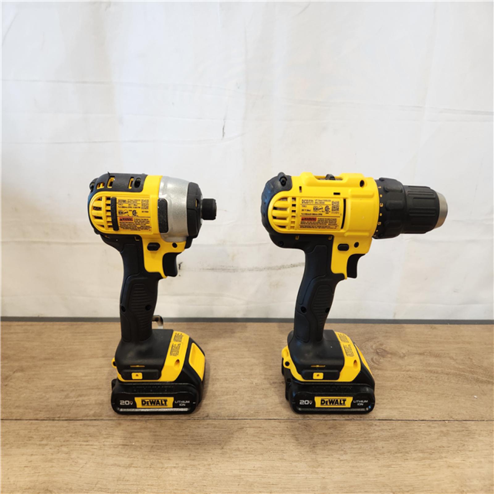 AS-IS- DEWALT 20V MAX Cordless Drill/Impact 2 Tool Combo Kit
