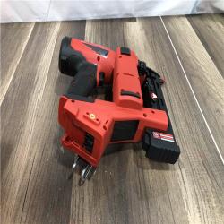 AS-IS Milwaukee  FUEL 18-Volt Lithium-Ion Brushless Cordless 18-Gauge 1/4 in. Narrow Crown Stapler (Tool-Only)