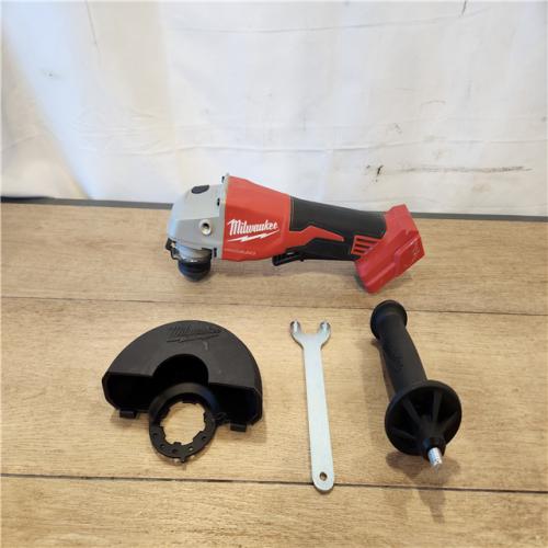 AS-IS- Milwaukee 18V Lithium-Ion Brushless Cordless 4-1/2 in./5 in. Grinder w/Paddle Switch (Tool-Only)