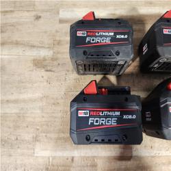 HOUSTON LOCATION - AS - IS MILWAUKEE BATTERY PACK QTY - 4