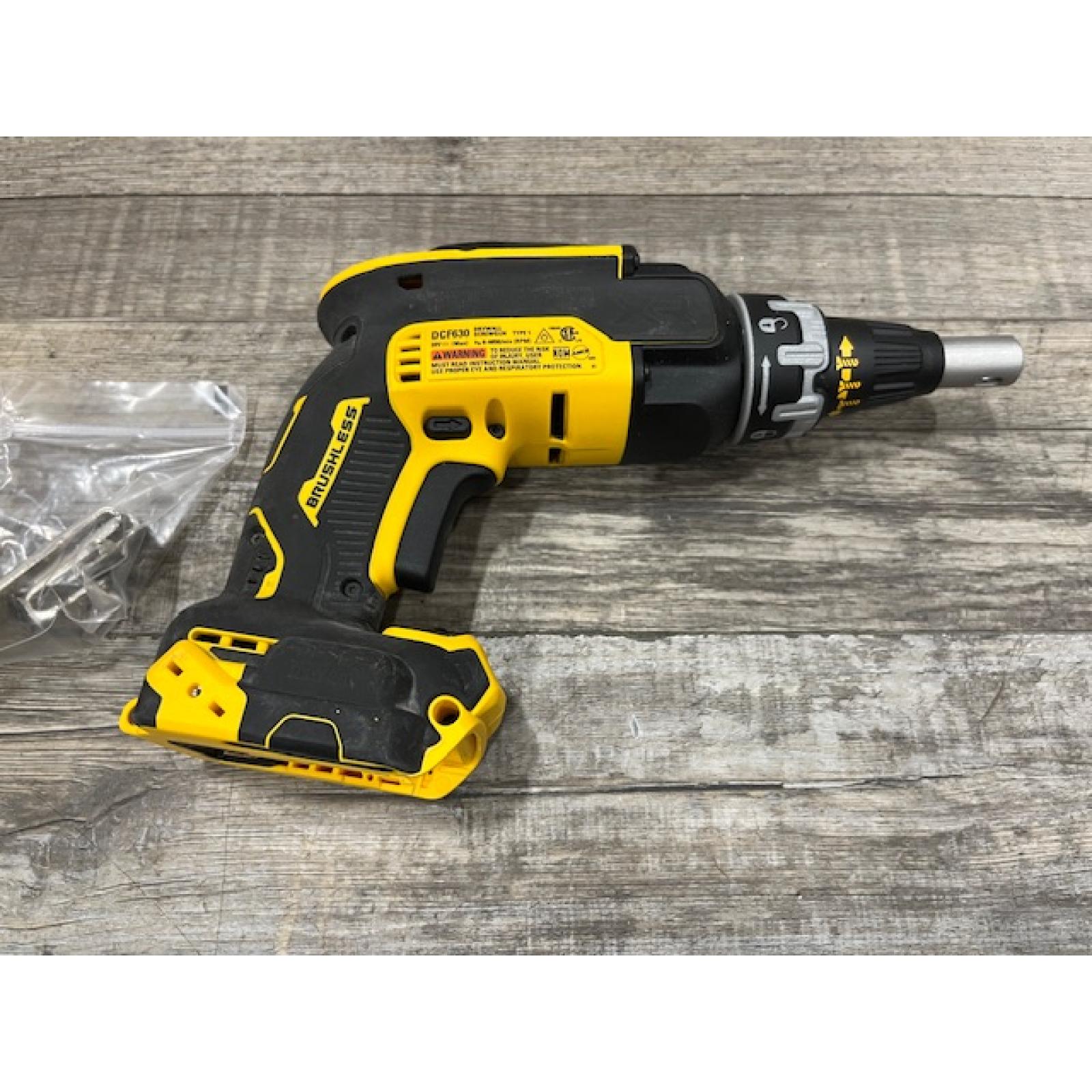 AS-IS DEWALT XR 20V MAX Lithium-Ion Cordless Brushless Screw Gun (Tool Only)