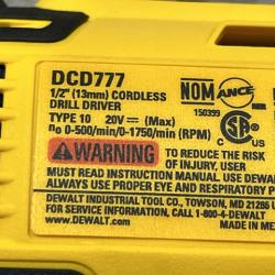 AS-IS DEWALT 20-Volt MAX Lithium-Ion Cordless 1/2 in. Compact Drill/Driver Kit