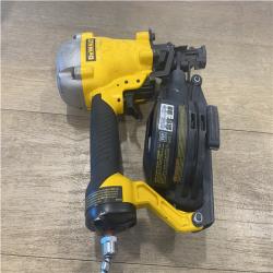 AS-IS DEWALT 1-3/4 in. 15 Degree Pneumatic Coil Roofing Nailer