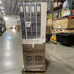 DALLAS LOCATION- AS-IS STEVES 36 in. x 80 in. Left-Handed Textured Hollow Core White Composite Single Prehung Interior Door (5 DOORS)