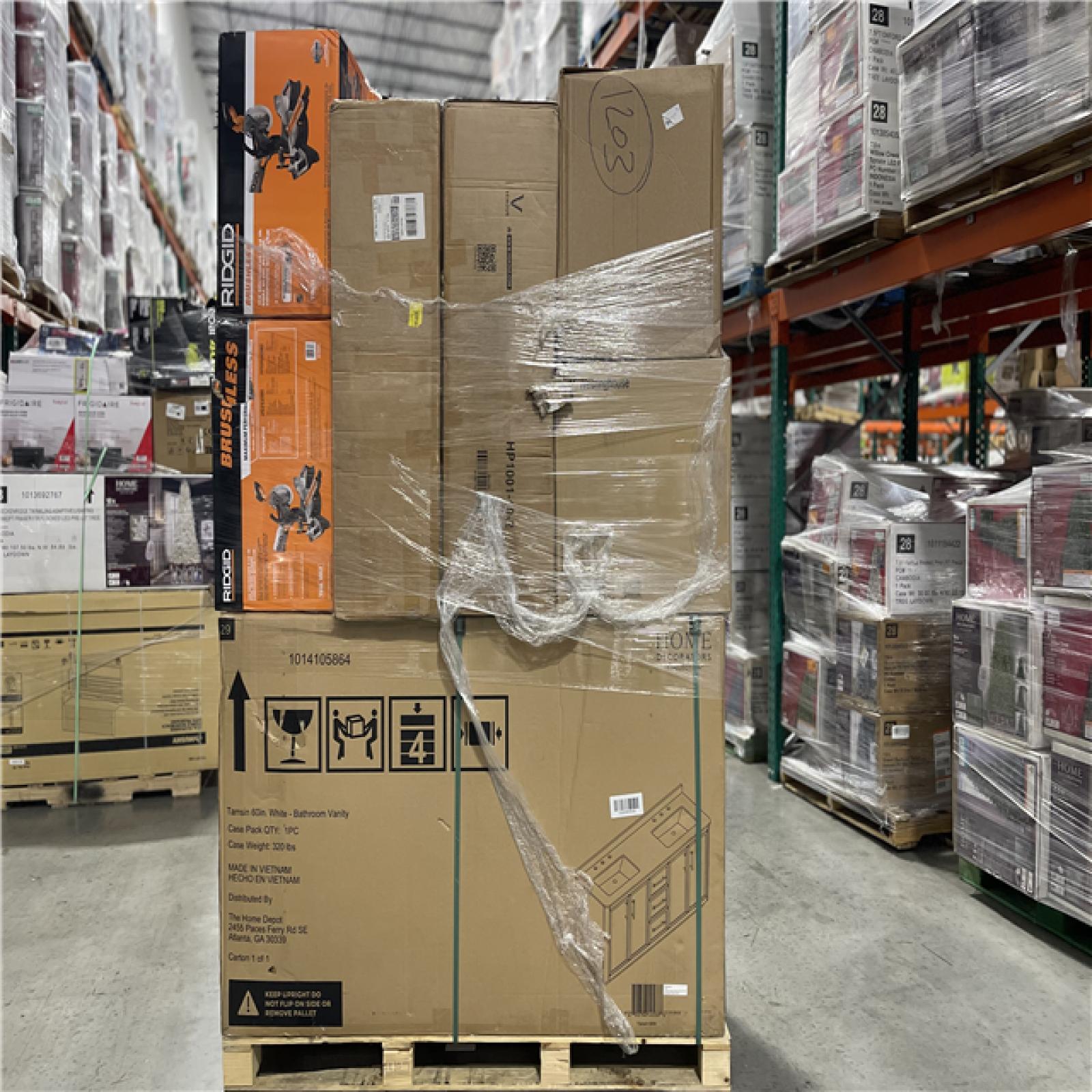 DALLAS LOCATION- AS-IS HOME IMPROVEMENT PALLET