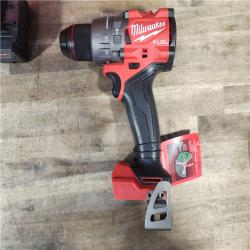 HOUSTON LOCATION - AS-IS Milwaukee 2904-22 Hammer Drill Driver Kit with Batteries  Charger & Tool Case  Red