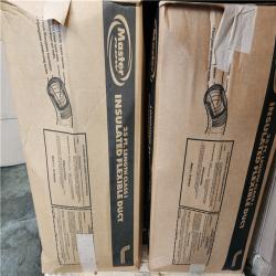 Phoenix NEW Master Flow 10 in. x 25 ft. Insulated Flexible Duct R8 Silver Jacket Pallet (9-Boxes)