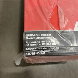 NEW Milwaukee M18 FUEL QUIK-LOK Rubber Broom Attachment