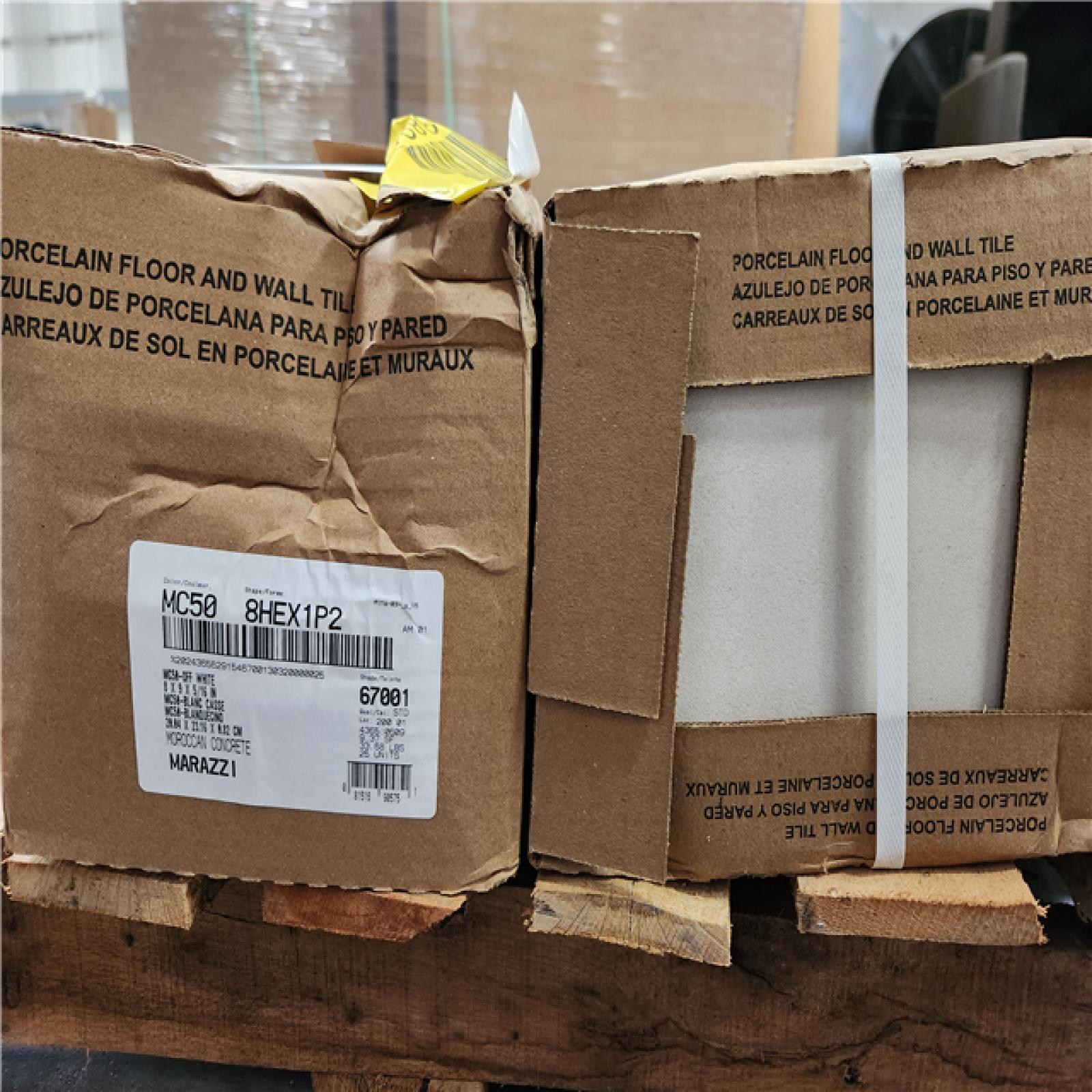 Phoenix Location Marazzi Moroccan Concrete Off White Matte 8 in. x 9 in. Colorbody Porcelain Floor and Wall Tile (112 sq. ft. 12 Case)