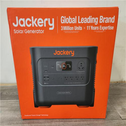 Phoenix Location NEW Jackery Solar Generator Explorer 2000 Plus 2042.8Wh/ 3000W Model No. Je-2000C (SEALED)
