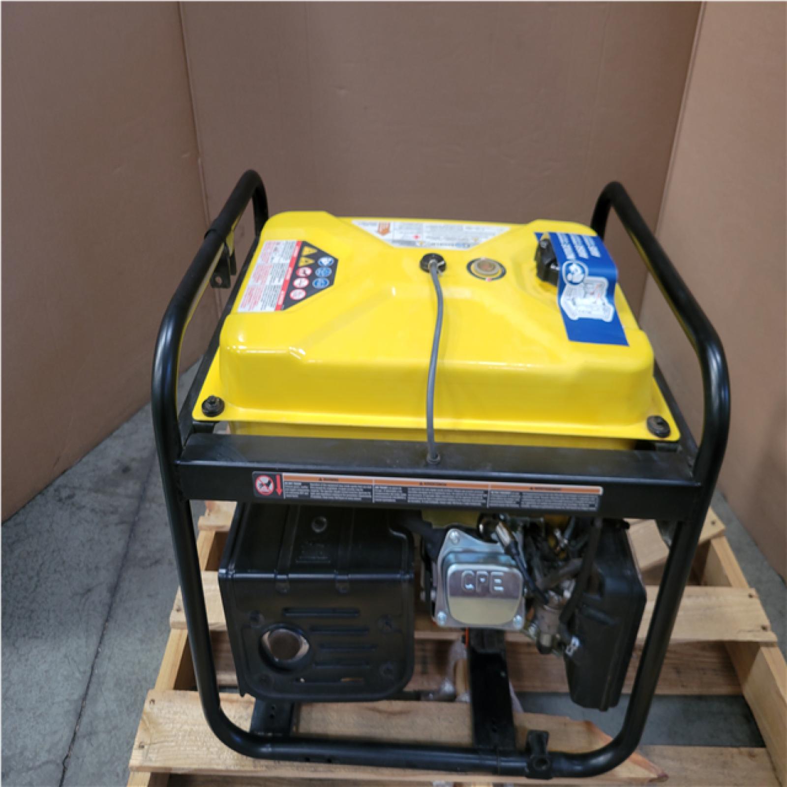 CALIFORNIA AS-IS CHAMPION 5 300 STARTING WATT 4 250 RUNNING WATT DUAL FUEL GENERATOR