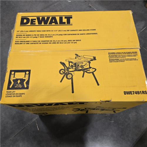 NEW DEWALT 10 in. 15 Amp 120V Site-Pro Compact Jobsite Table Saw