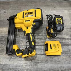 AS-IS DEWALT 20V MAX XR Lithium-Ion Cordless 18-Gauge Narrow Crown Stapler Kit