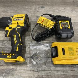 AS-IS DEWALT ATOMIC 20V Lithium-Ion Cordless 1/2 in. Hammer Drill Kit