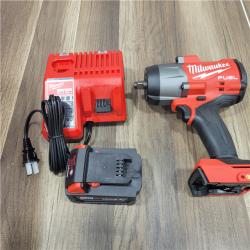 GOOD Milwaukee M18 1/2 in. Cordless Brushless High Torque Impact Wrench Kit (Battery & Charger)