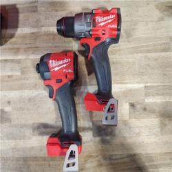 HOUSTON LOCATION - AS-IS MILWAUKEE FUEL 18V Lithium-Ion Brushless Cordless Hammer Drill and Impact Driver Combo Kit (2-Tool) with 2 Batteries