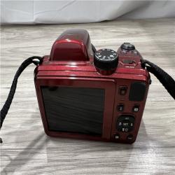 AS-IS KODAK PIXPRO AZ405-RD 25x Optical Zoom Digital Camera - RED