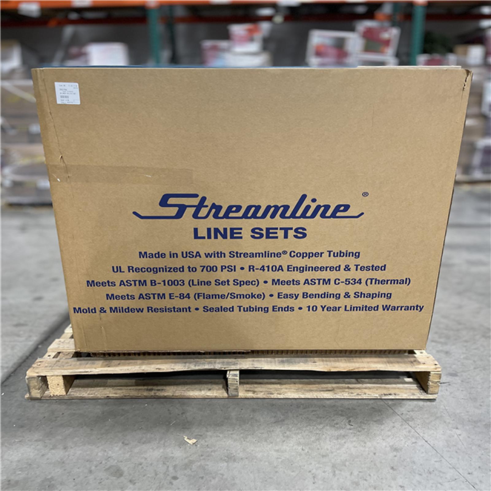 DALLAS LOCATION- NEW! -Mueller Streamline 3/8L x 3/4S x 3/4I X 50FT Standard Line Set PALLET (4 UNITS)