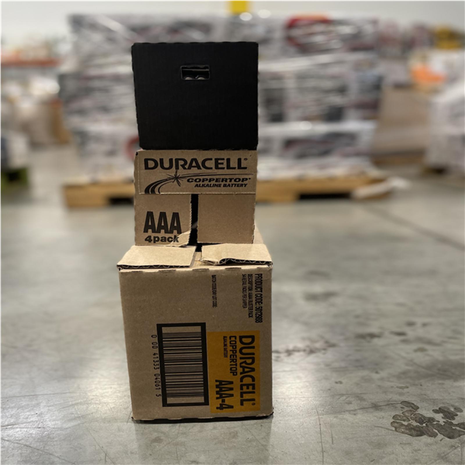 DALLAS LOCATION- NEW! DURACELL Duracell Coppertop AAA Batteries (4 PACK) (216 BATTERIES TOTAL)