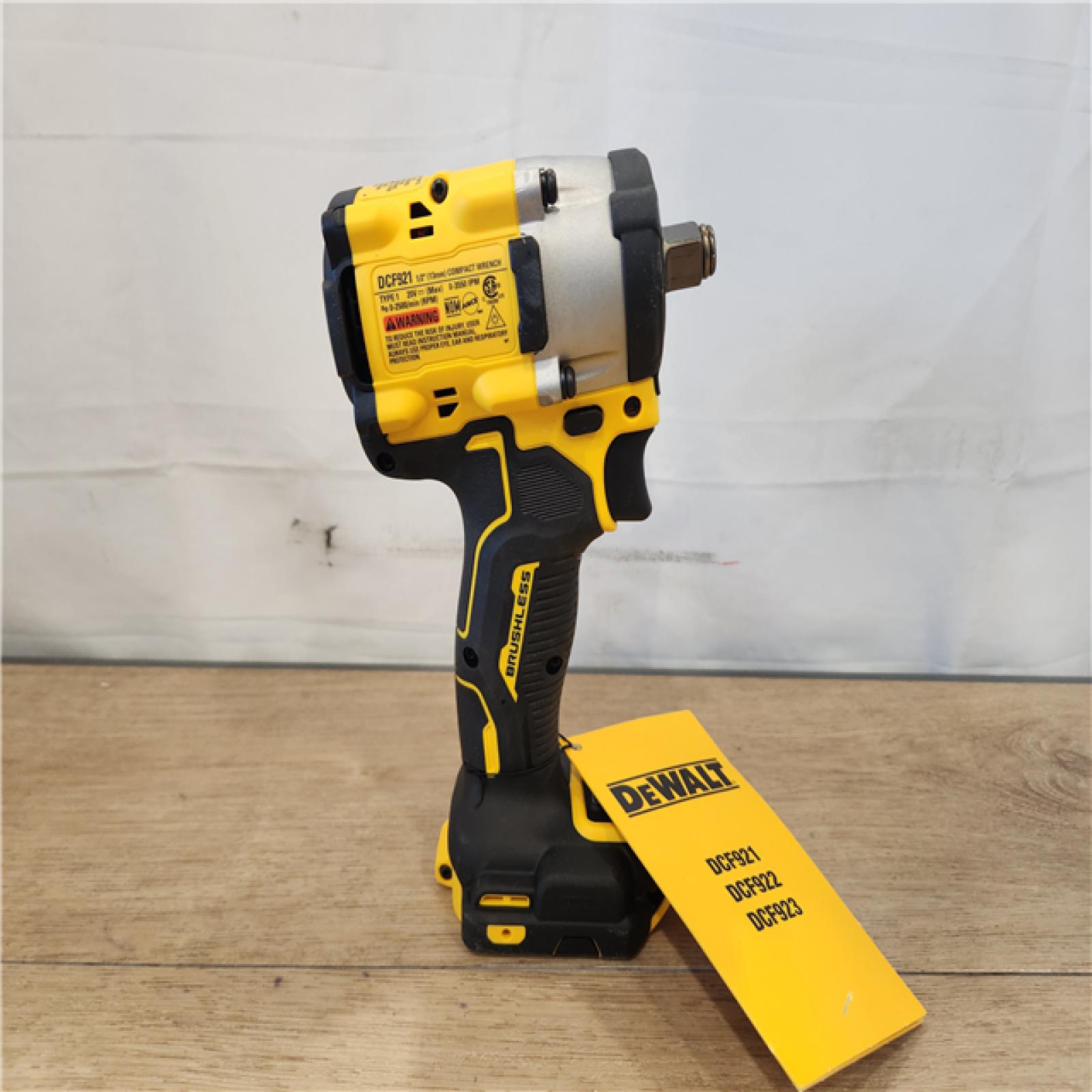 AS-IS- DeWalt 20V MAX ATOMIC 1/2 in. Cordless Brushless Compact Impact Wrench Tool Only