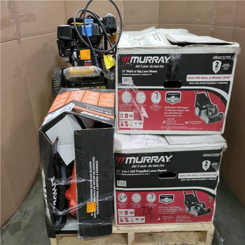 CALIFORNIA AS-IS OUTDOOR POWER EQUIPMENT