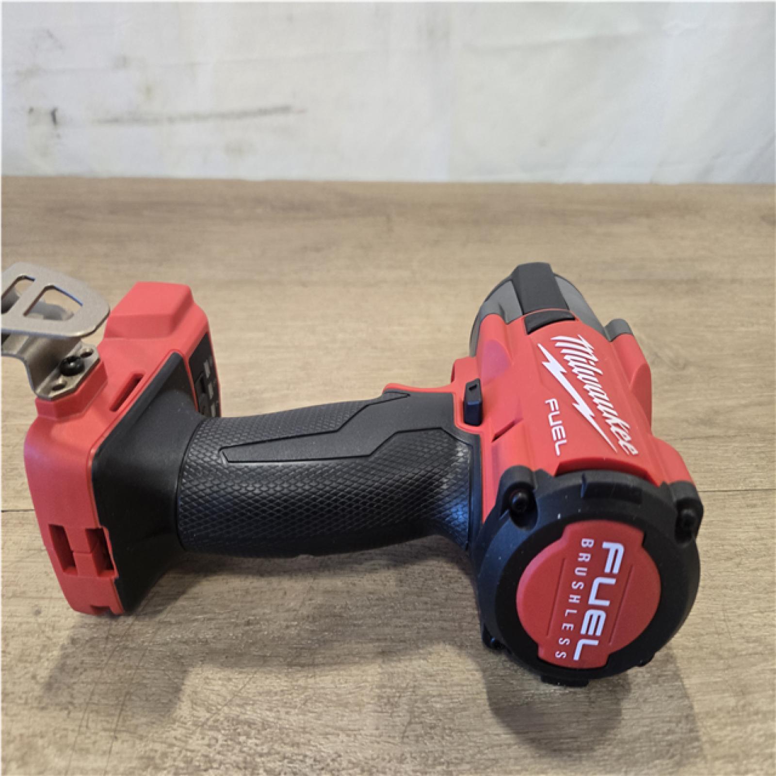 AS-IS - Milwaukee FUEL 18V Cordless Mid Torque 1/2 in. Impact Wrench w/ 12 FUEL 3/8 in. Ratchet Combo Kit