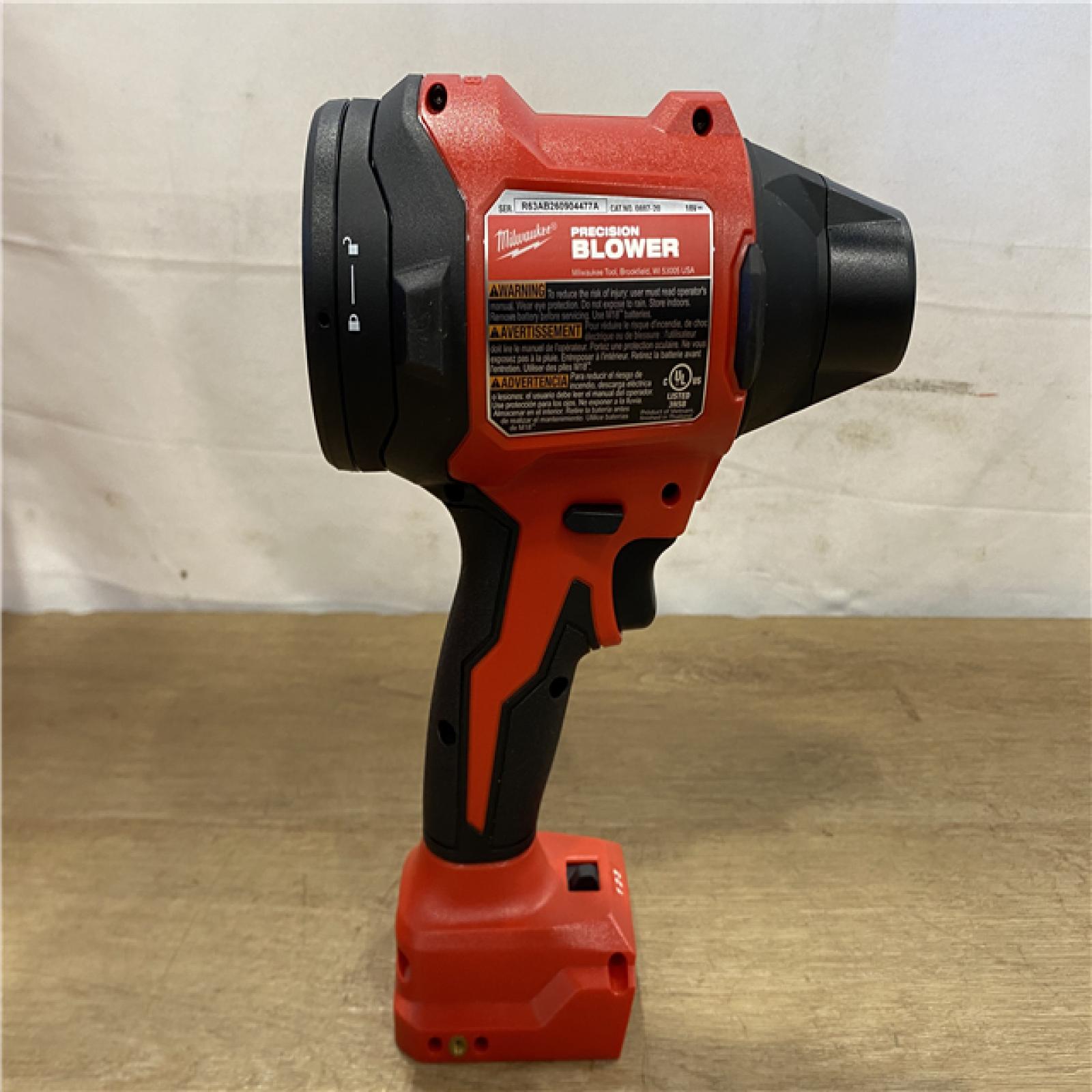 AS-IS Milwaukee 18V Lithium-Ion 570 MPH Brushless Cordless Precision Blower (Tool-Only)