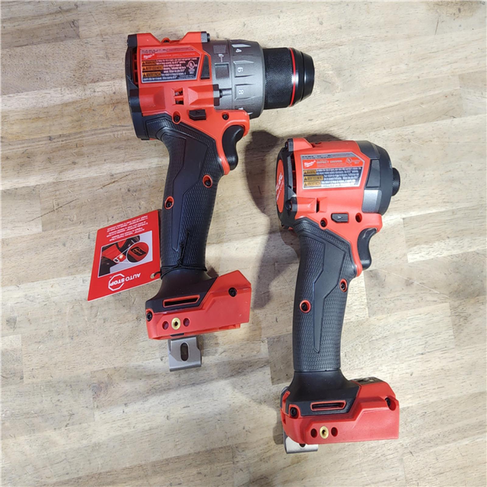 HOUSTON LOCATION - AS-IS MILWAUKEE FUEL 18V Lithium-Ion Brushless Cordless Hammer Drill and Impact Driver Combo Kit (2-Tool) with 2 Batteries