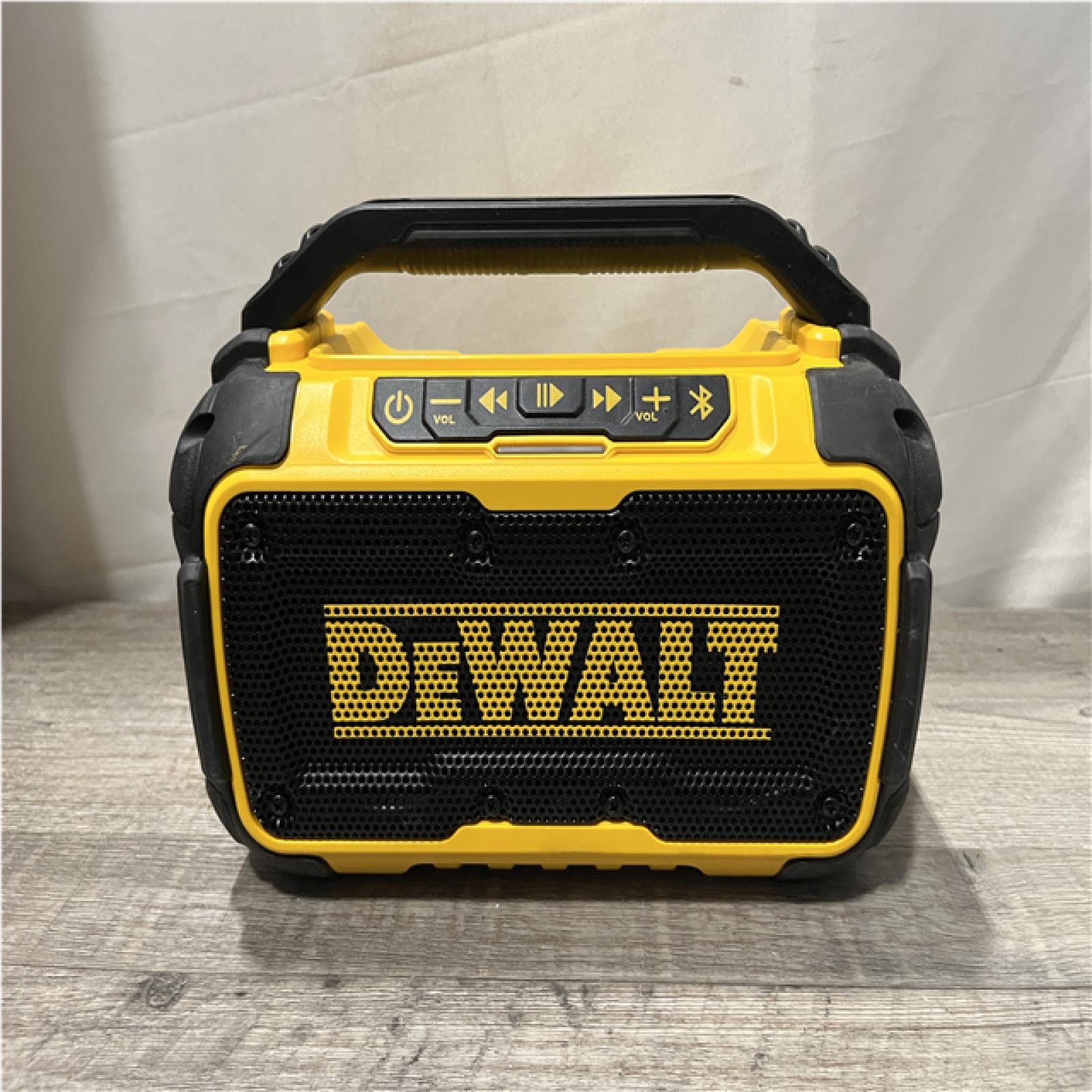 AS-IS DEWALT 20V MAX Cordless Bluetooth Speaker (Tool Only)