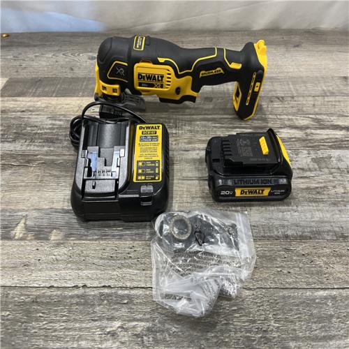 AS-IS DEWALT 20V MAX XR Cordless Brushless 3-Speed Oscillating Multi Tool Kit