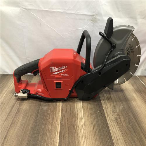AS-IS Milwaukee FUEL ONE-KEY 18V Lithium-Ion Brushless Cordless 9 in. Cut Off Saw (Tool-Only)