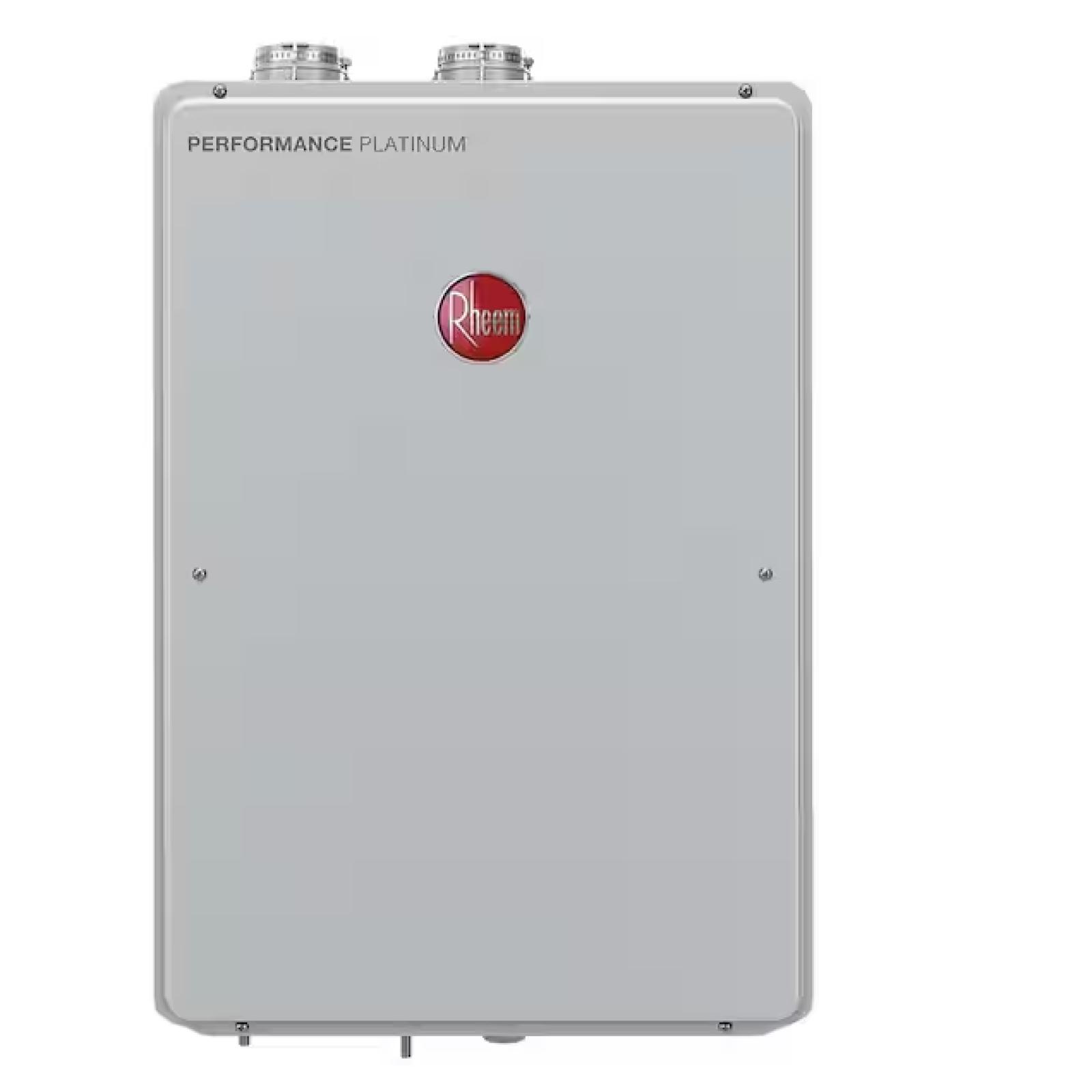 LIKE NEW! - Rheem Performance Platinum 9.5 GPM Natural Gas High Efficiency Indoor Tankless Water Heater