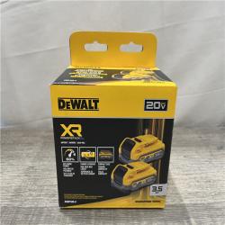 NEW - DEWALT 20V MAX XR POWERSTACK Lithium-Ion 3.5 Ah Battery (2 -Pack)