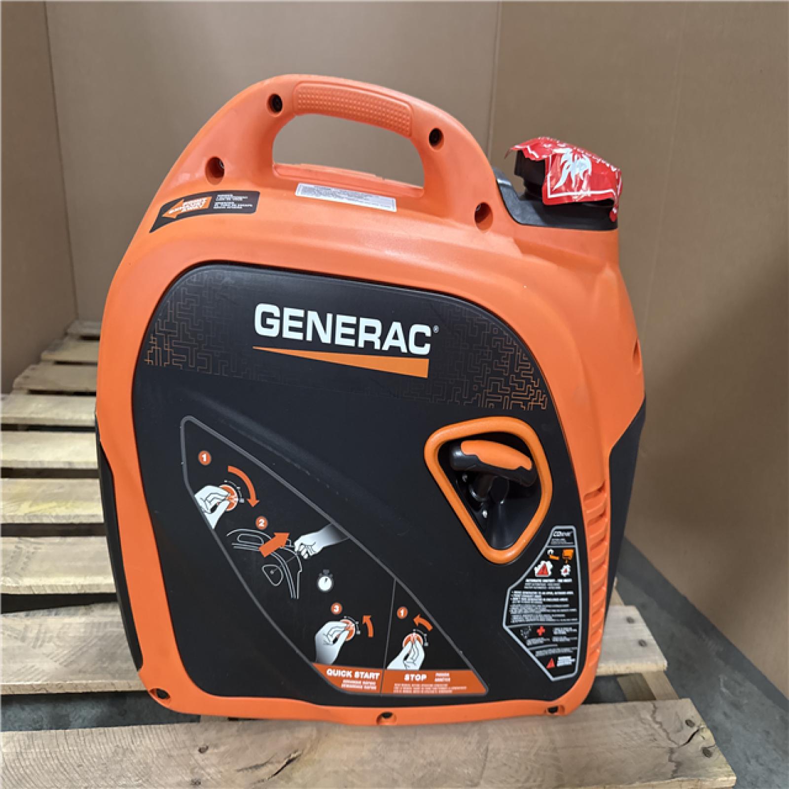 CALIFORNIA AS-IS GENERAC GENERATOR GP2500i