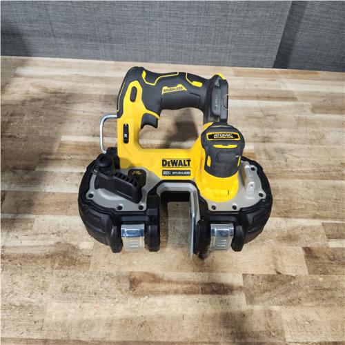 Houston Location AS-IS DEWALT ATOMIC 20V MAX Cordless Brushless Compact 1-3/4 in. Bandsaw (Tool Only)