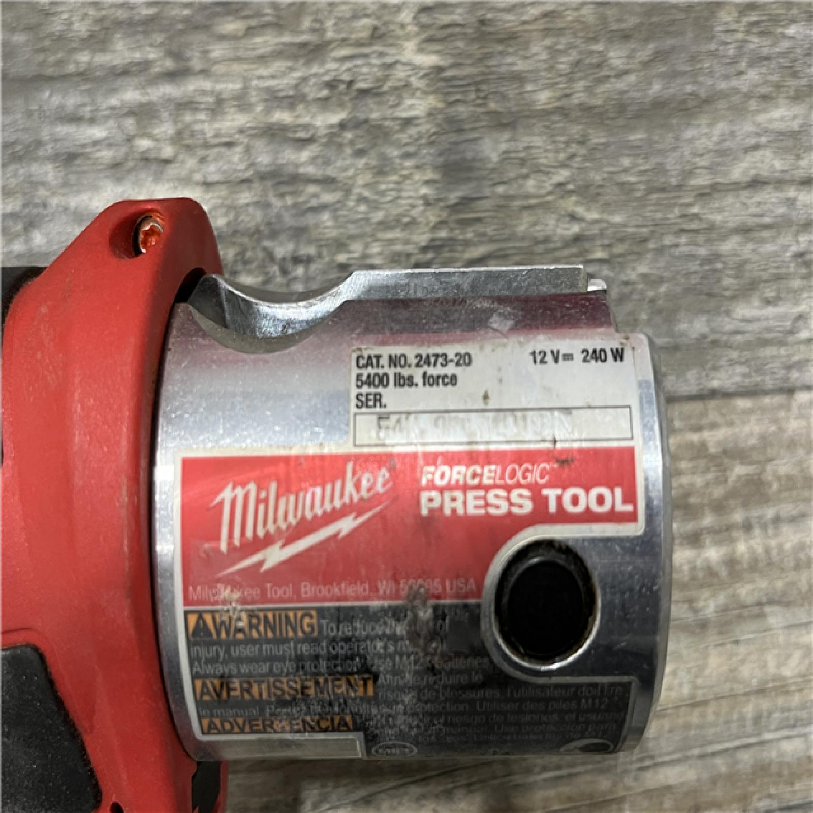 AS-IS Milwaukee 12-Volt Lithium-Ion Force Logic Cordless Press Tool Kit