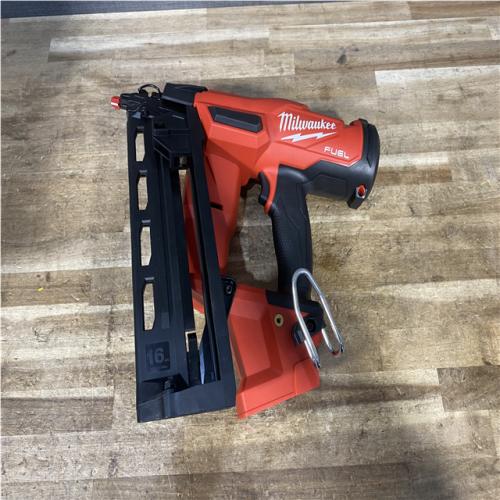 Houston Location AS-IS Milwaukee FUEL 18-Volt Lithium-Ion Brushless Cordless Gen II 16-Gauge Angled Finish Nailer (Tool-Only)