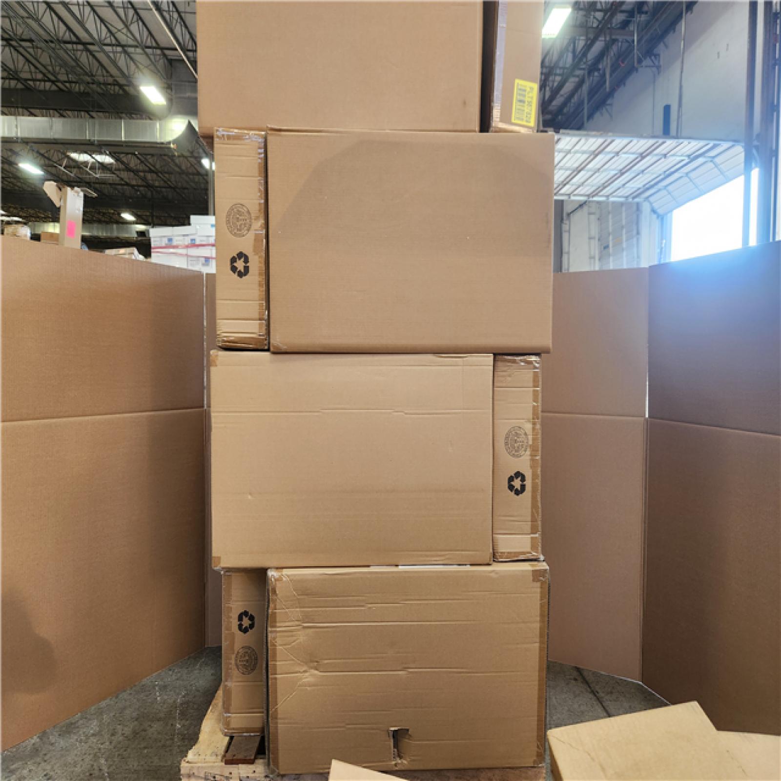 Phoenix NEW EnviroLite LED 32.3 inch Brushed Nickel Flush Mount Ceiling Light Pallet 28-Lights (SEALED)