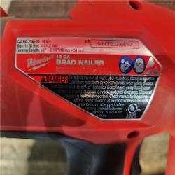 HOUSTON LOCATION - AS-IS Milwaukee M18 FUEL 18-Volt Lithium-Ion Brushless Cordless Gen II 18-Gauge Brad Nailer (Tool-Only)
