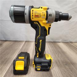 AS-IS- 20-Volt Maximum XR Lithium-Ion Brushless Cordless 1/4 in. Rivet Tool Kit W/2 POWERSTACK 1.7 Ah Batteries Charger and Bag