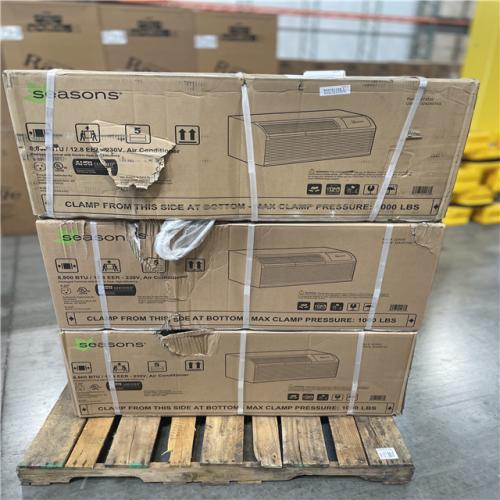 DALLAS LOCATION- Seasons 8800 BTU 12.8 EER 230V Air Conditioner PALLET (3 UNITS)