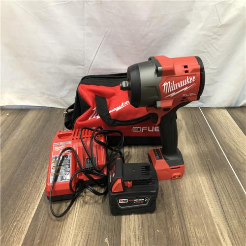 AS-IS Milwaukee FUEL 18V Lithium-Ion Brushless Cordless 1/2 in. Impact Wrench w/Friction Ring Kit