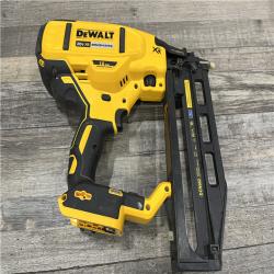 AS-IS DEWALT 20V MAX XR 16-Gauge Lithium-Ion Cordless Finish Nailer (Tool Only)