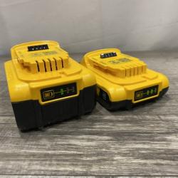AS-IS DEWALT 20V MAX Lithium-Ion Battery Kit with 5.0Ah and 2.0Ah Battery and Charger