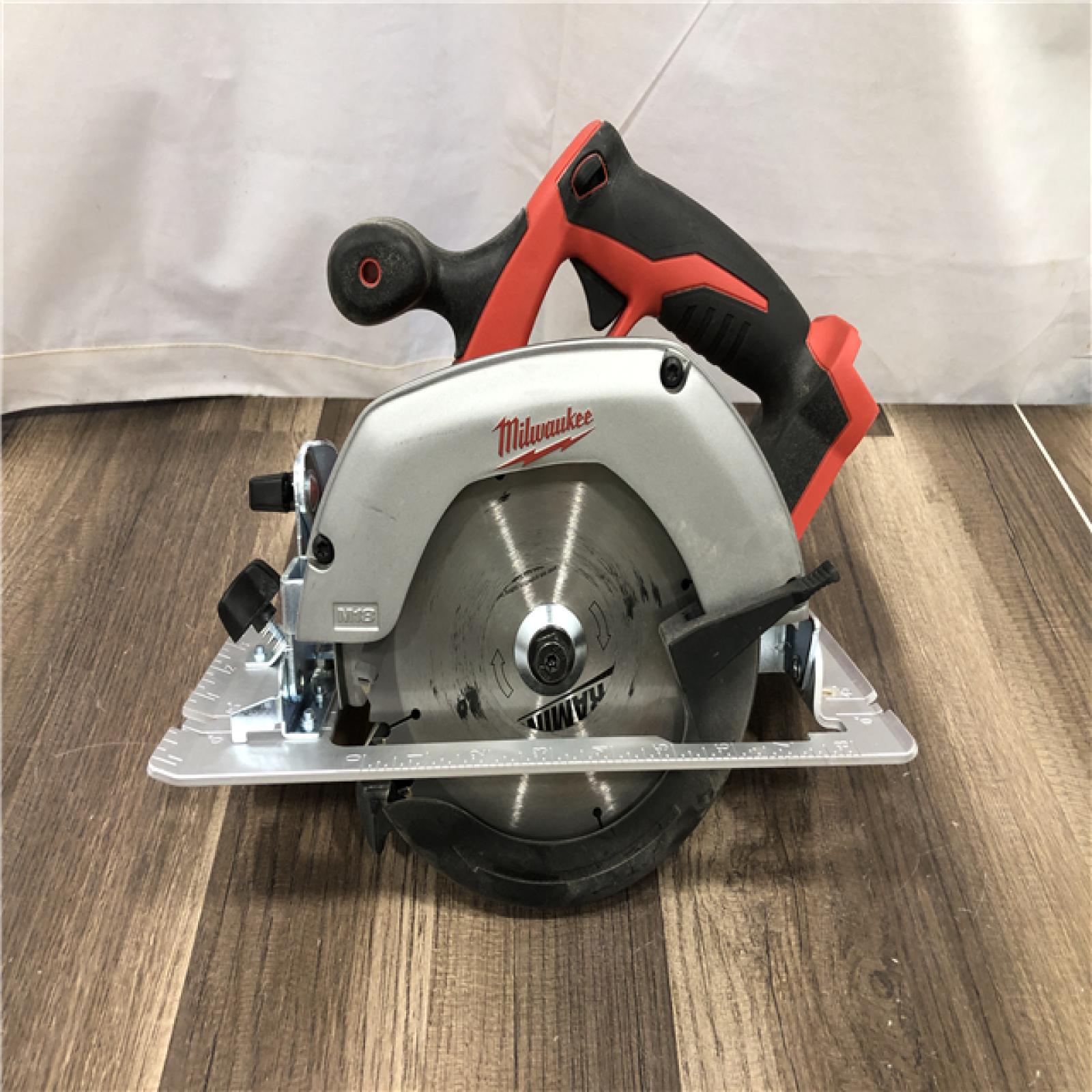 AS-IS Milwaukee 18V Lithium-Ion Cordless 6-1/2 in. Circular Saw (Tool-Only)