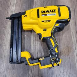 AS-IS  DEWALT Cordless 18-Gauge Narrow Crown Stapler (Tool Only)