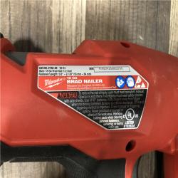 AS-IS Milwaukee FUEL 18-Volt Lithium-Ion Brushless Cordless Gen II 18-Gauge Brad Nailer (Tool-Only)