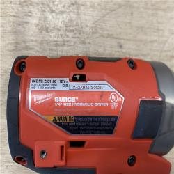 AS-IS Milwaukee FUEL SURGE 12V Lithium-Ion Brushless Cordless 1/4 in. Hex Impact Driver Compact Kit