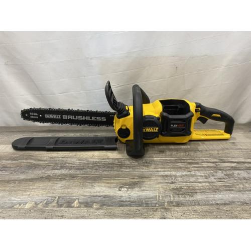 AS-IS DEWALT FLEXVOLT 60V MAX 16in. Brushless Cordless Battery Powered Chainsaw (Tool Only)