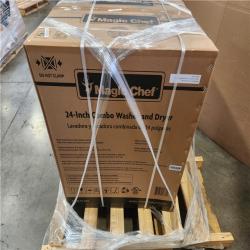 Phoenix NEW Magic Chef 23.4 in. 2.7 cu. ft. White All in One Ventless and Washer Dryer Combo (SEALED)